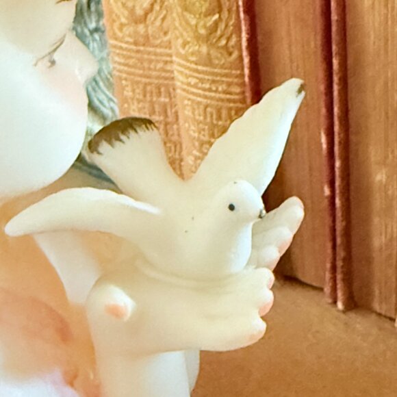 1950's Porcelain Bisque Napco Angel Bust - Picture 10 of 13